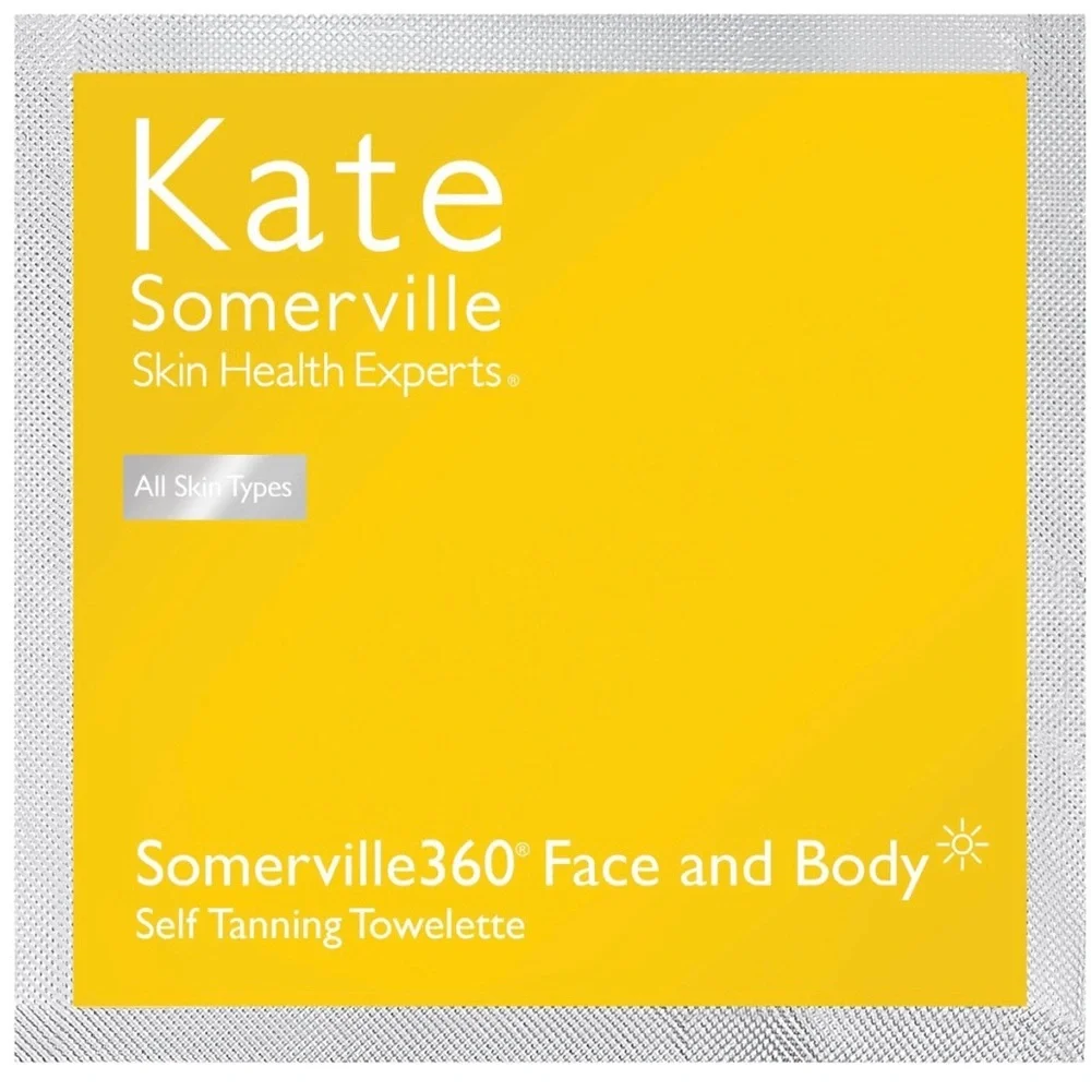 15 KATE SOMERVILLE 360 Face and Body Self Tanning Towelettes Wipes - Picture 3 of 13